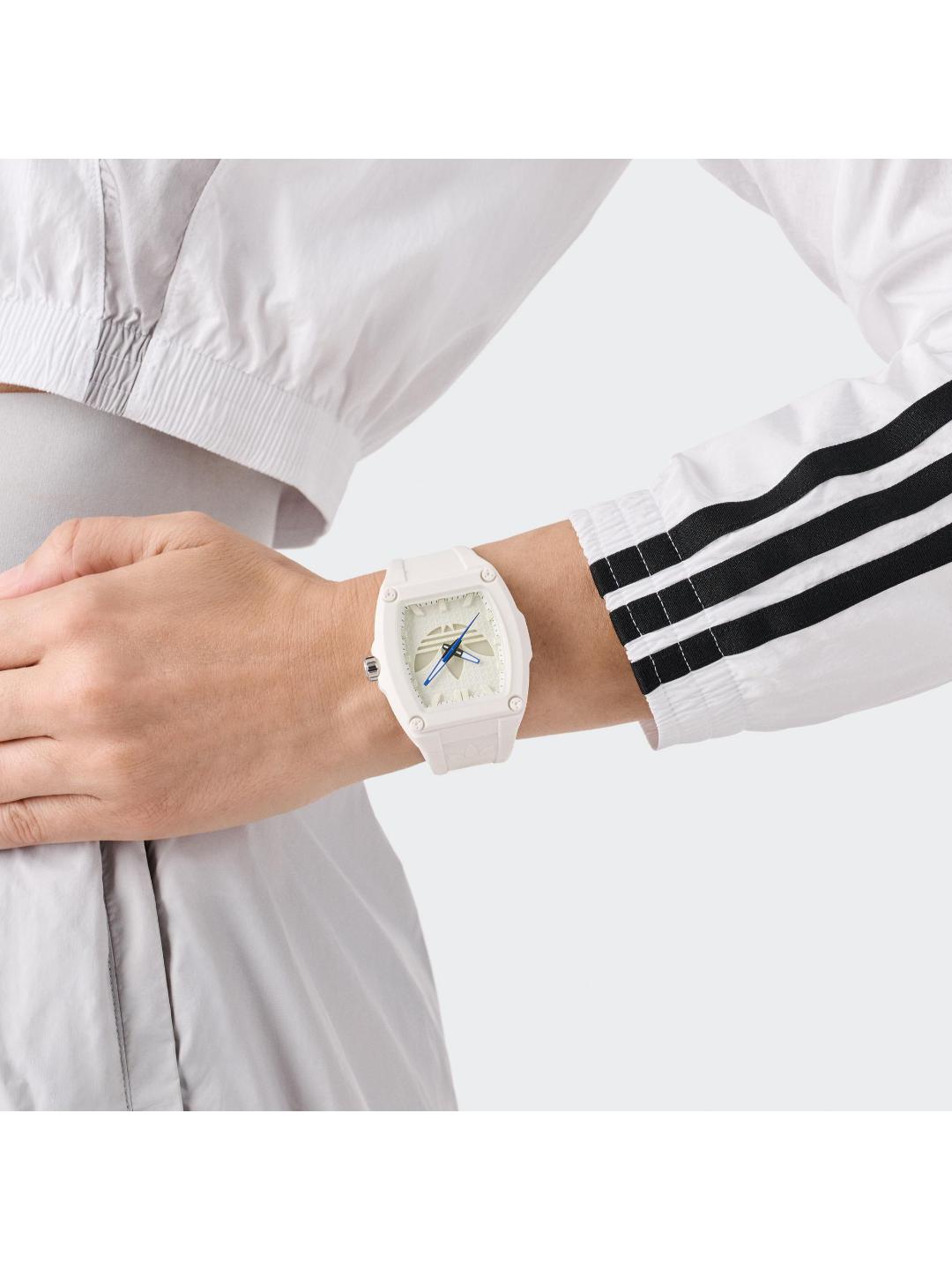 Adidas Originals AO Fashion Unisex 44 mm White Dial Analog Watch AOFH25511
