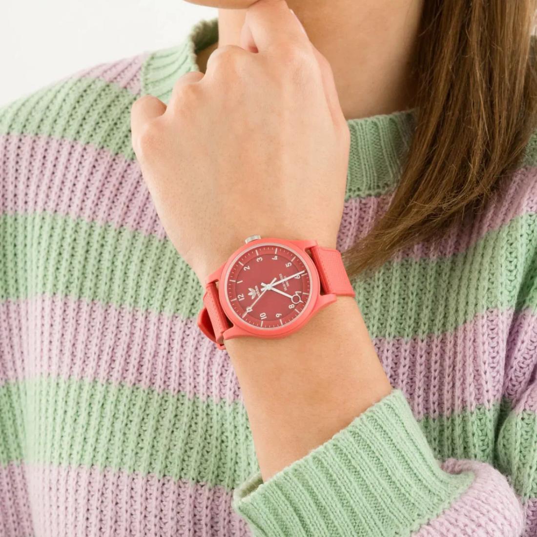 Adidas Originals Coral Dial Unisex Watch AOST22046
