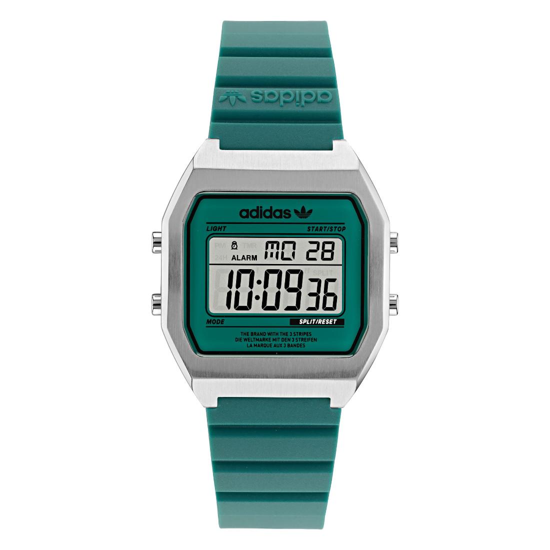 Adidas Originals Digital Two Unisex Grey 36 mm Dial Digital Watch AOST22076