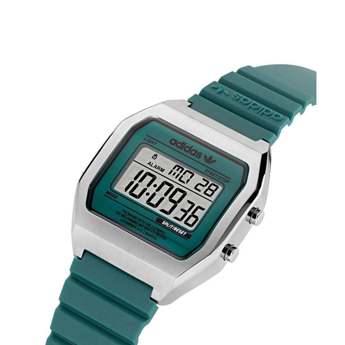 Adidas Originals Digital Two Unisex Grey 36 mm Dial Digital Watch AOST22076