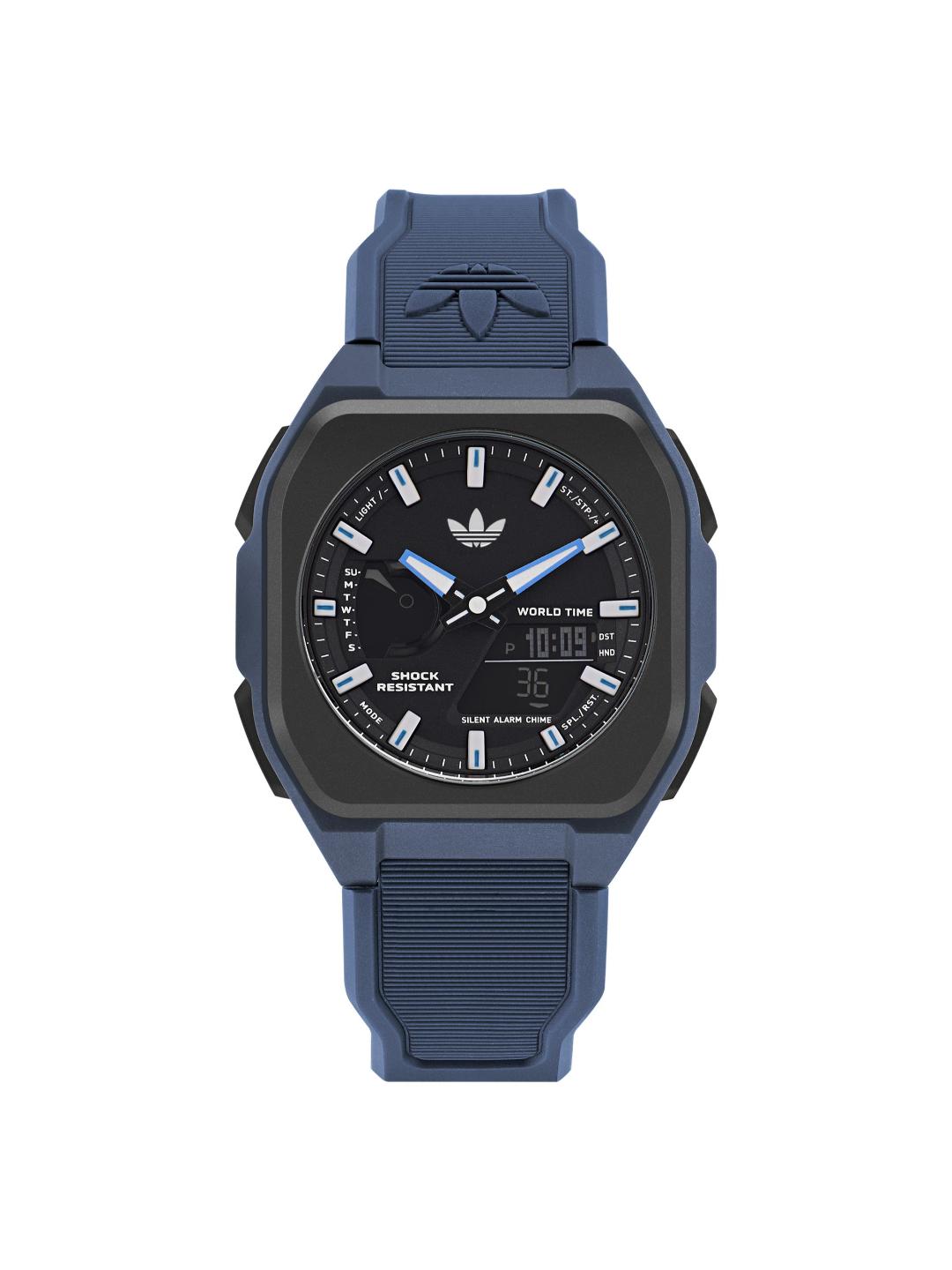 Adidas Originals AO Street Unisex 45 mm Black Dial Ani-Digi Watch AOST22580