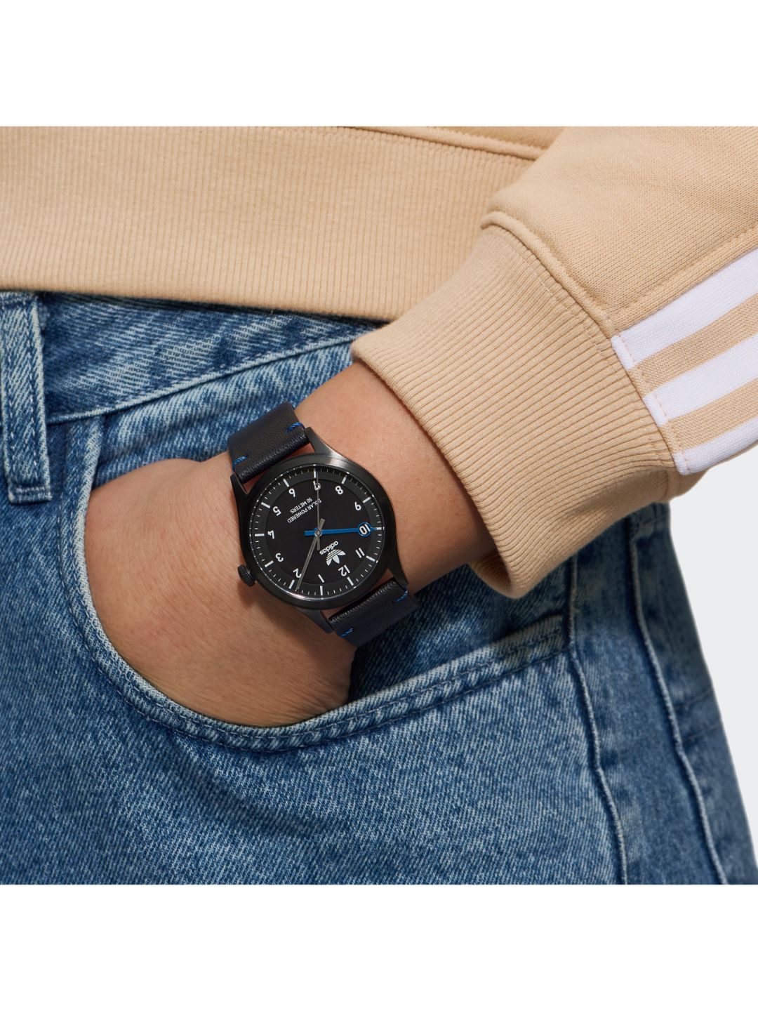 Adidas Originals Black Dial Unisex Watch AOST23046