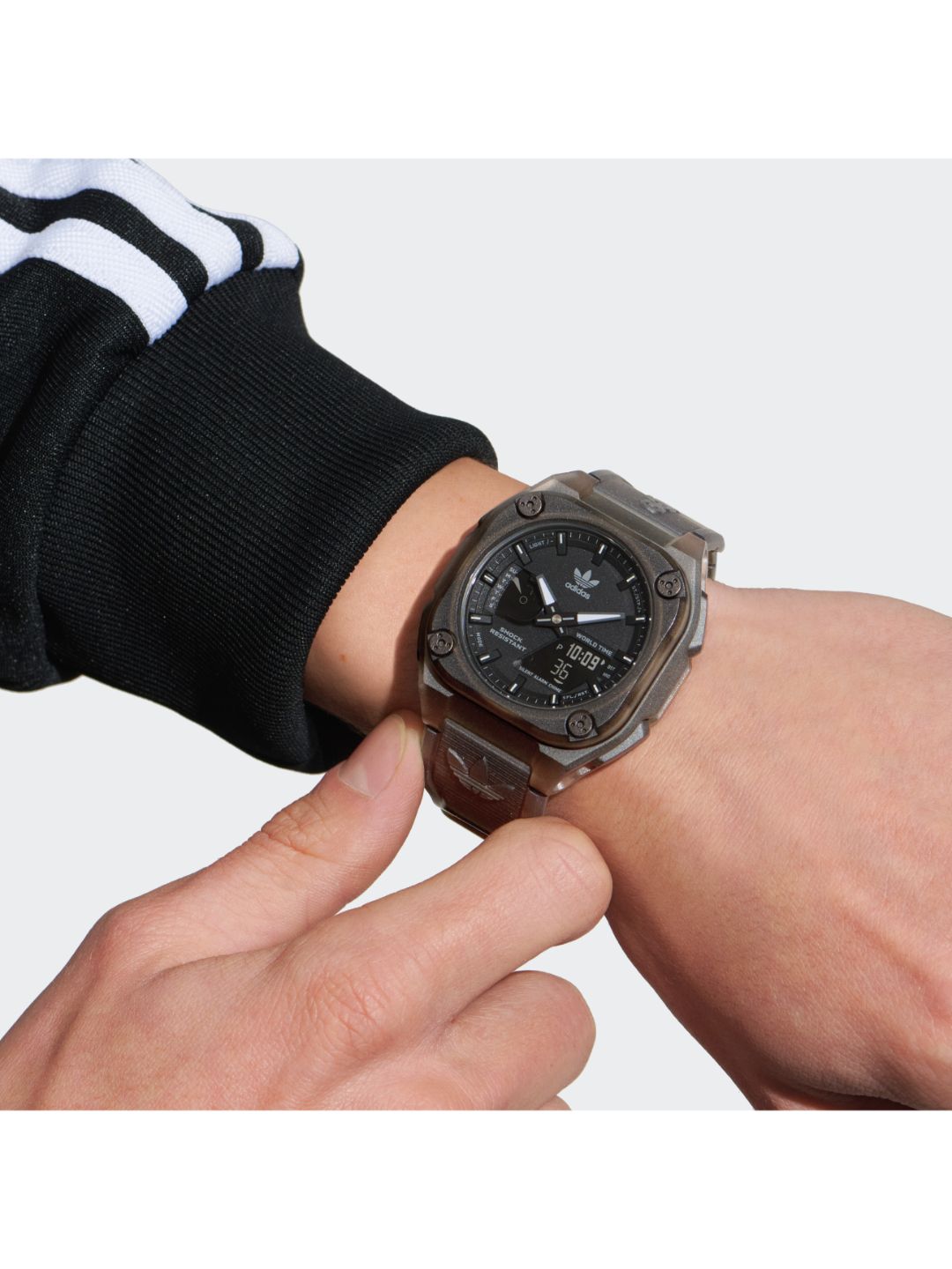 Adidas Originals Black Dial Unisex Watch AOST23059