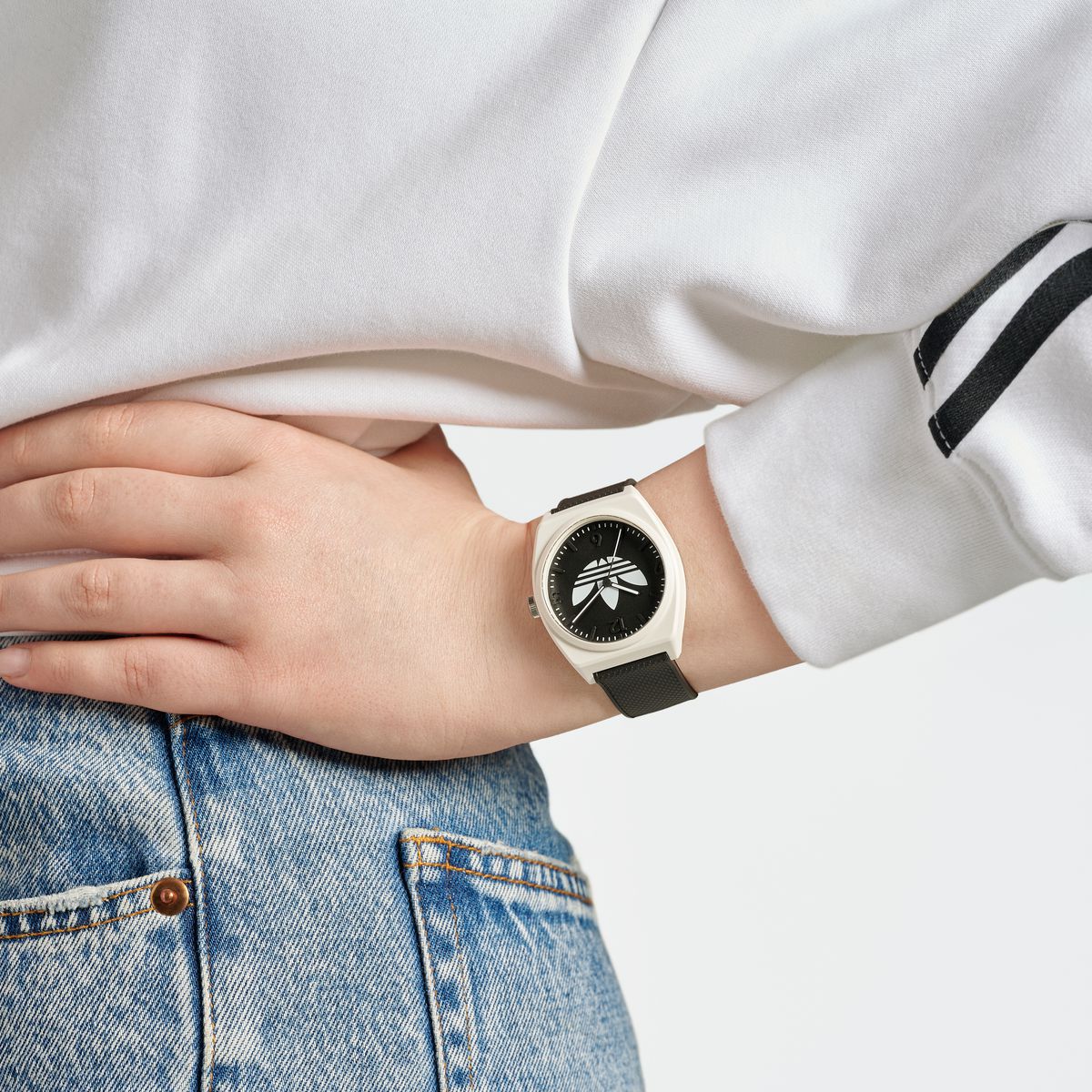 Adidas Originals Black Dial Unisex Analog Watch AOST23550