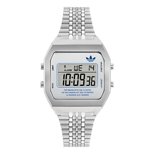 Adidas Originals Digital Two Unisex Grey 36 mm Dial Digital Watch - AOST23554