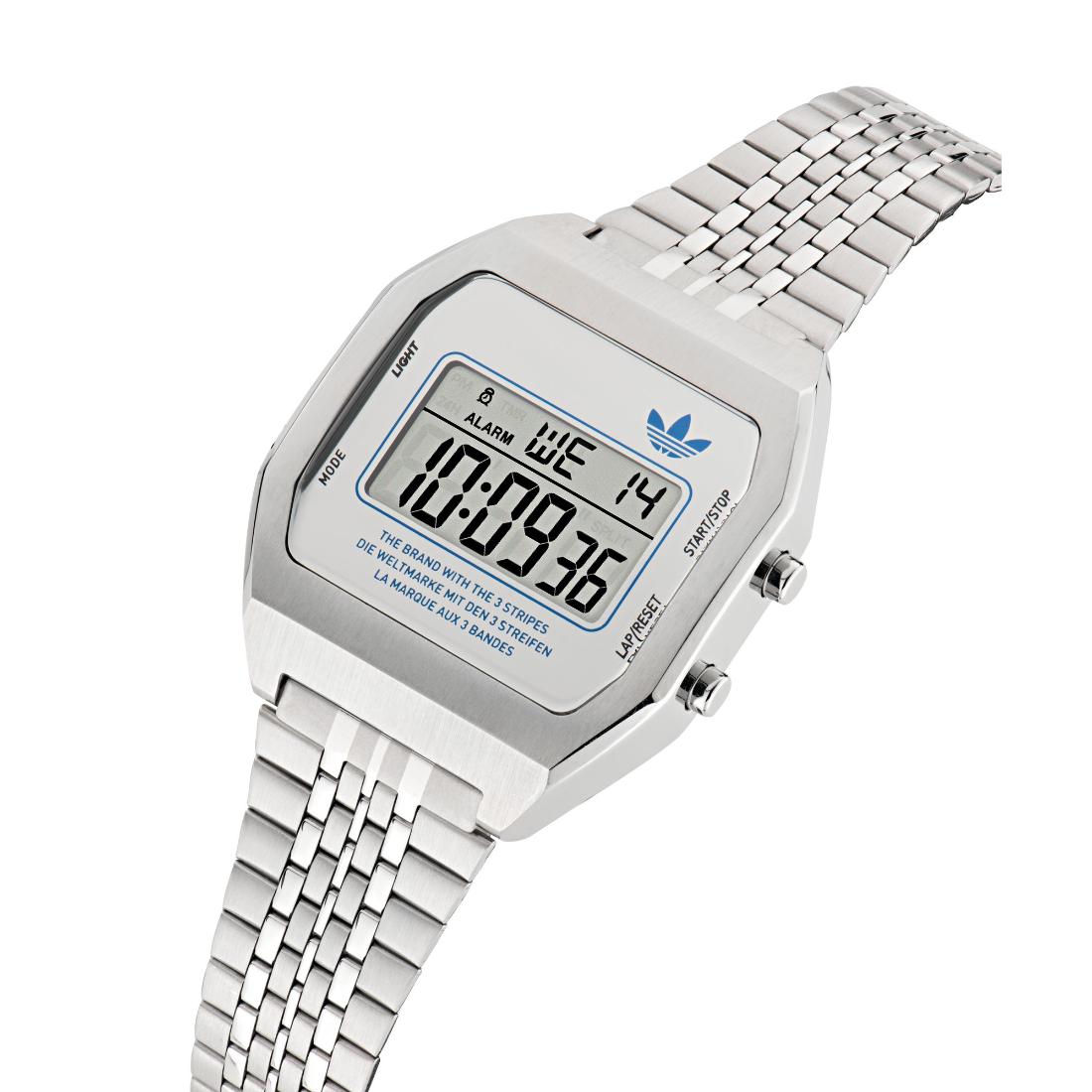 Adidas Originals Digital Two Unisex Grey 36 mm Dial Digital Watch - AOST23554