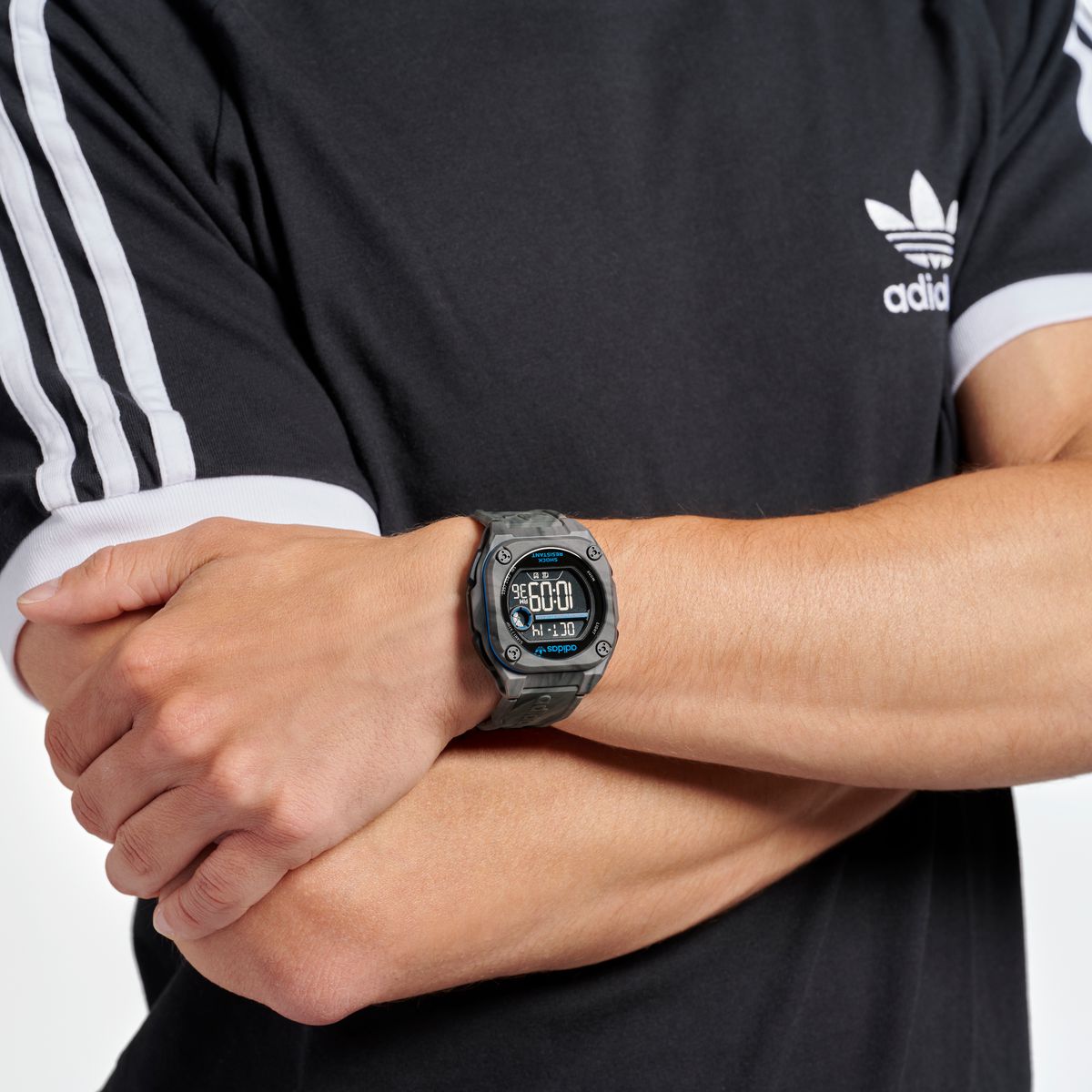 Adidas Originals Digital Neg Display Dial Unisex Digital Watch AOST23574