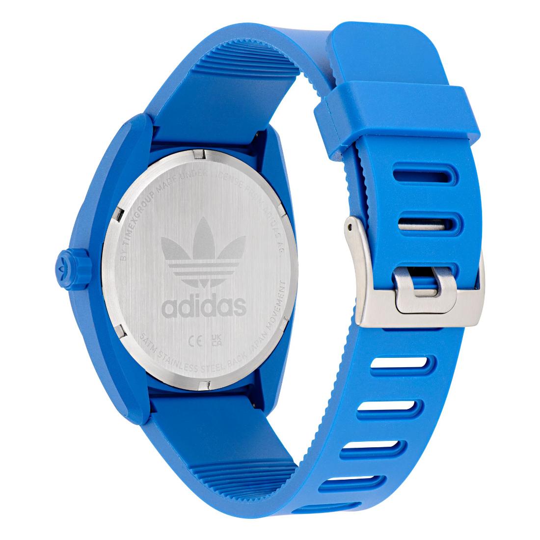 Adidas Originals Project Three Unisex Blue 42 mm Dial Analog Watch AOST24052
