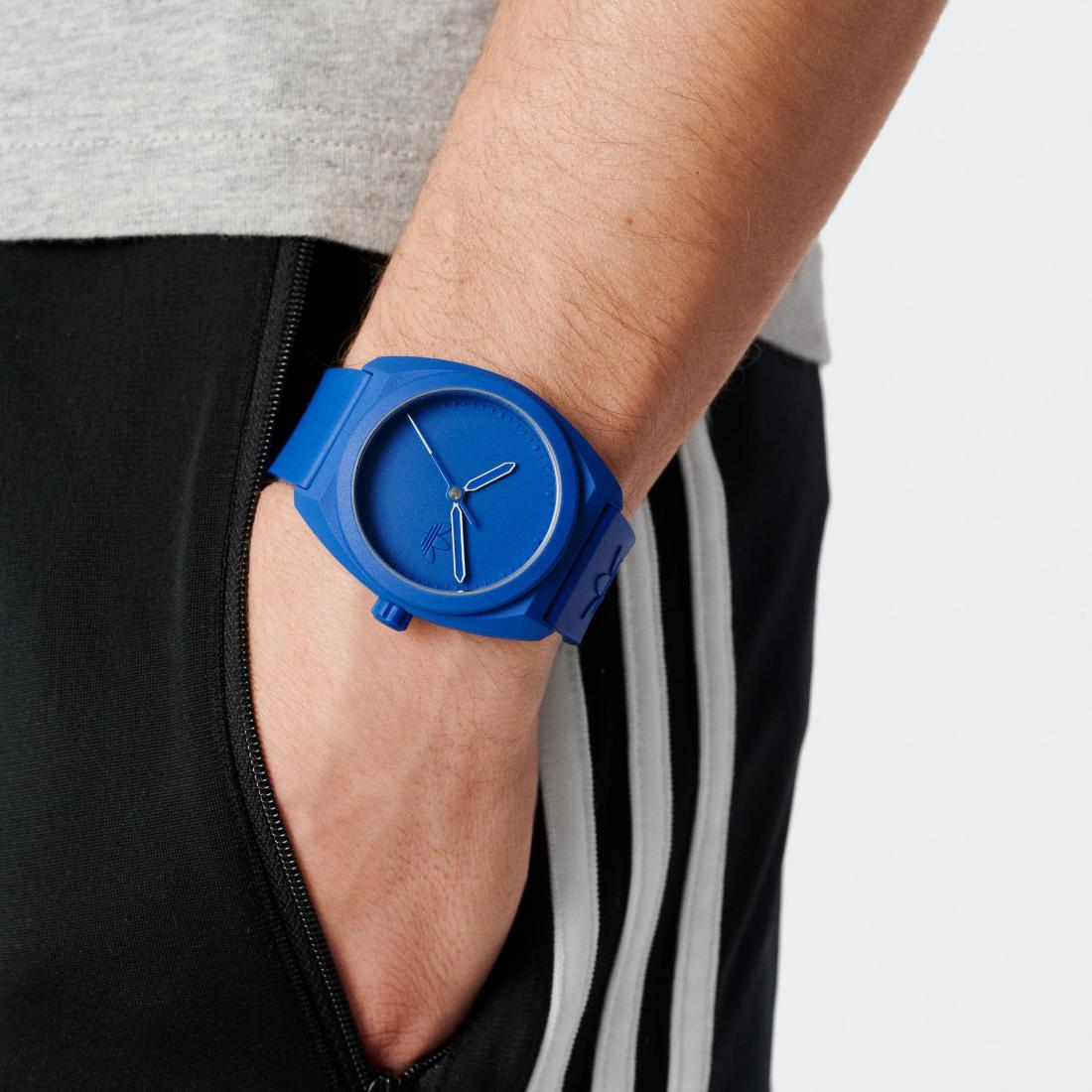 Adidas Originals Project Three Unisex Blue 42 mm Dial Analog Watch AOST24052