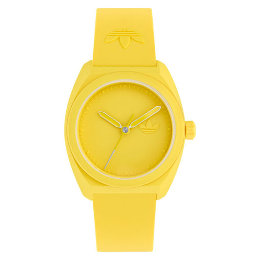 Adidas Originals Yellow Dial Unisex Analog Watch - AOST24054