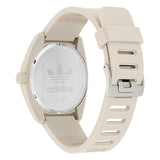Adidas Originals Project Three Unisex Beige 42 mm Dial Analog Watch AOST24055
