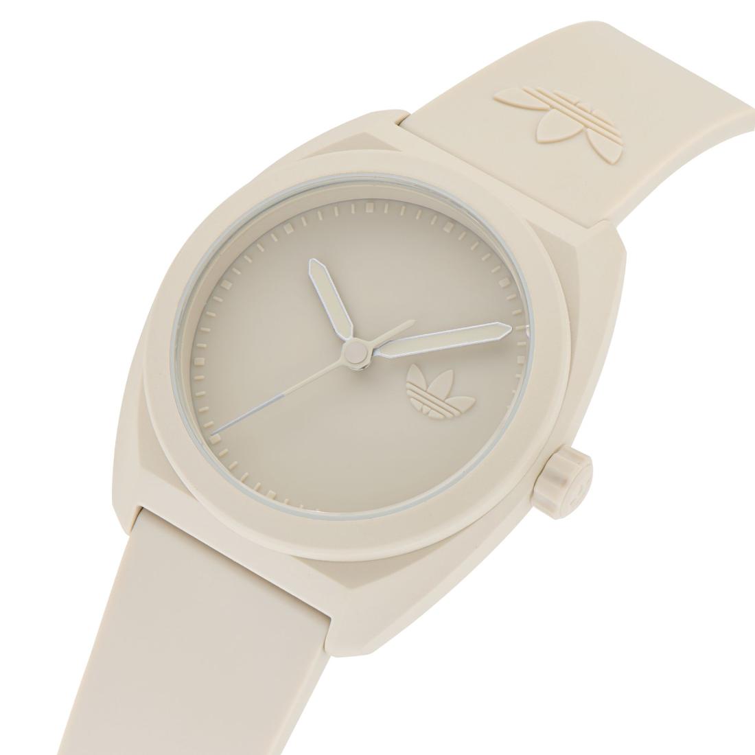 Adidas Originals Project Three Unisex Beige 42 mm Dial Analog Watch AOST24055