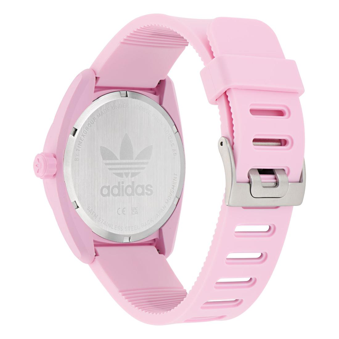 Adidas Originals Project Three Unisex Pink 42 mm Dial Analog Watch - AOST24056