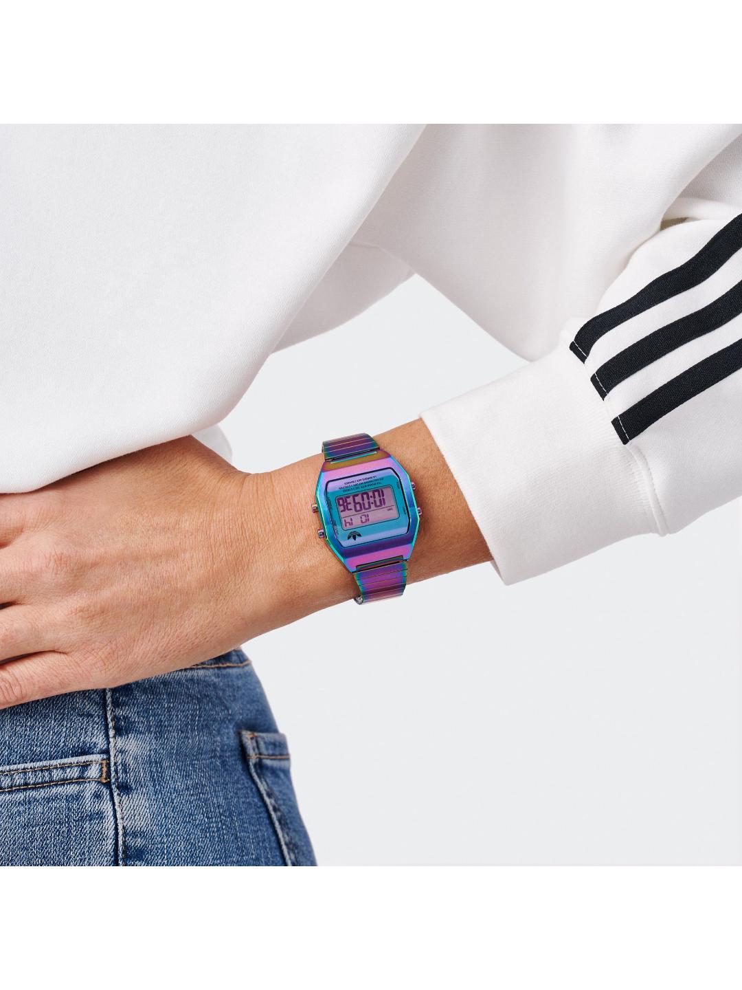 Adidas Originals AO Street Unisex 36 mm multicolor Dial Digital Watch AOST24057