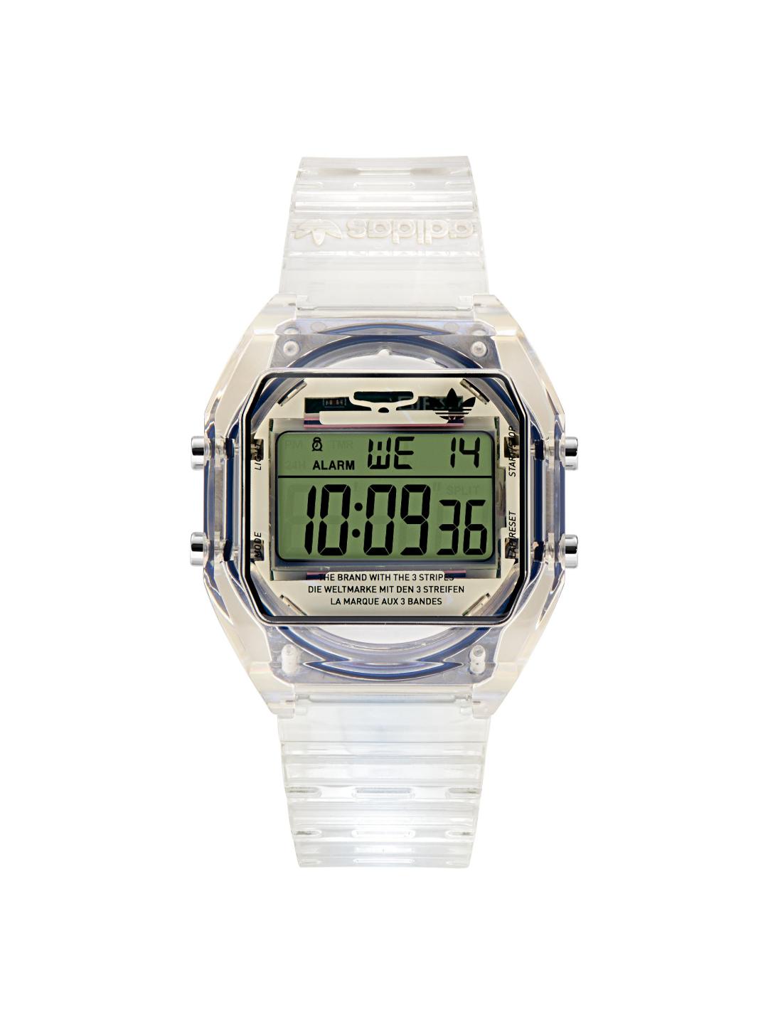 Adidas Originals AO Street Unisex 36 mm Grey Dial Digital Watch AOST24061