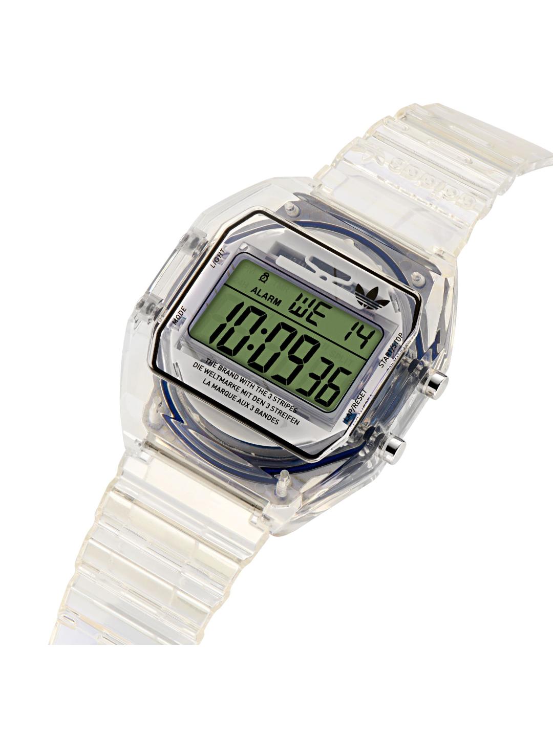 Adidas Originals AO Street Unisex 36 mm Grey Dial Digital Watch AOST24061