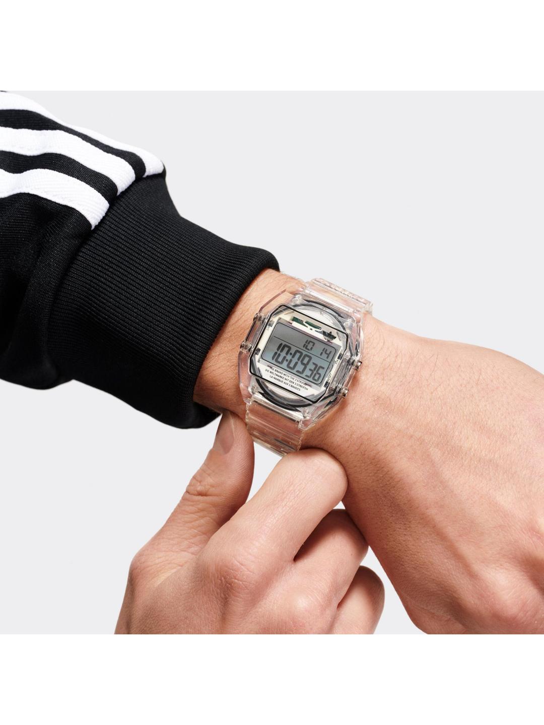 Adidas Originals AO Street Unisex 36 mm Grey Dial Digital Watch AOST24061