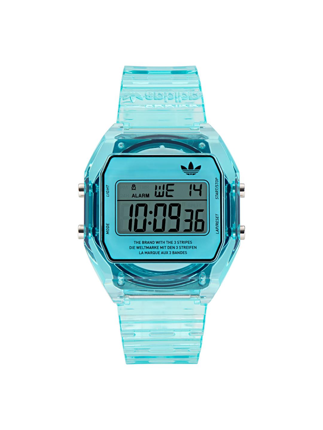 Adidas Originals AO Street Unisex 36 mm Blue Dial Digital Watch AOST24065