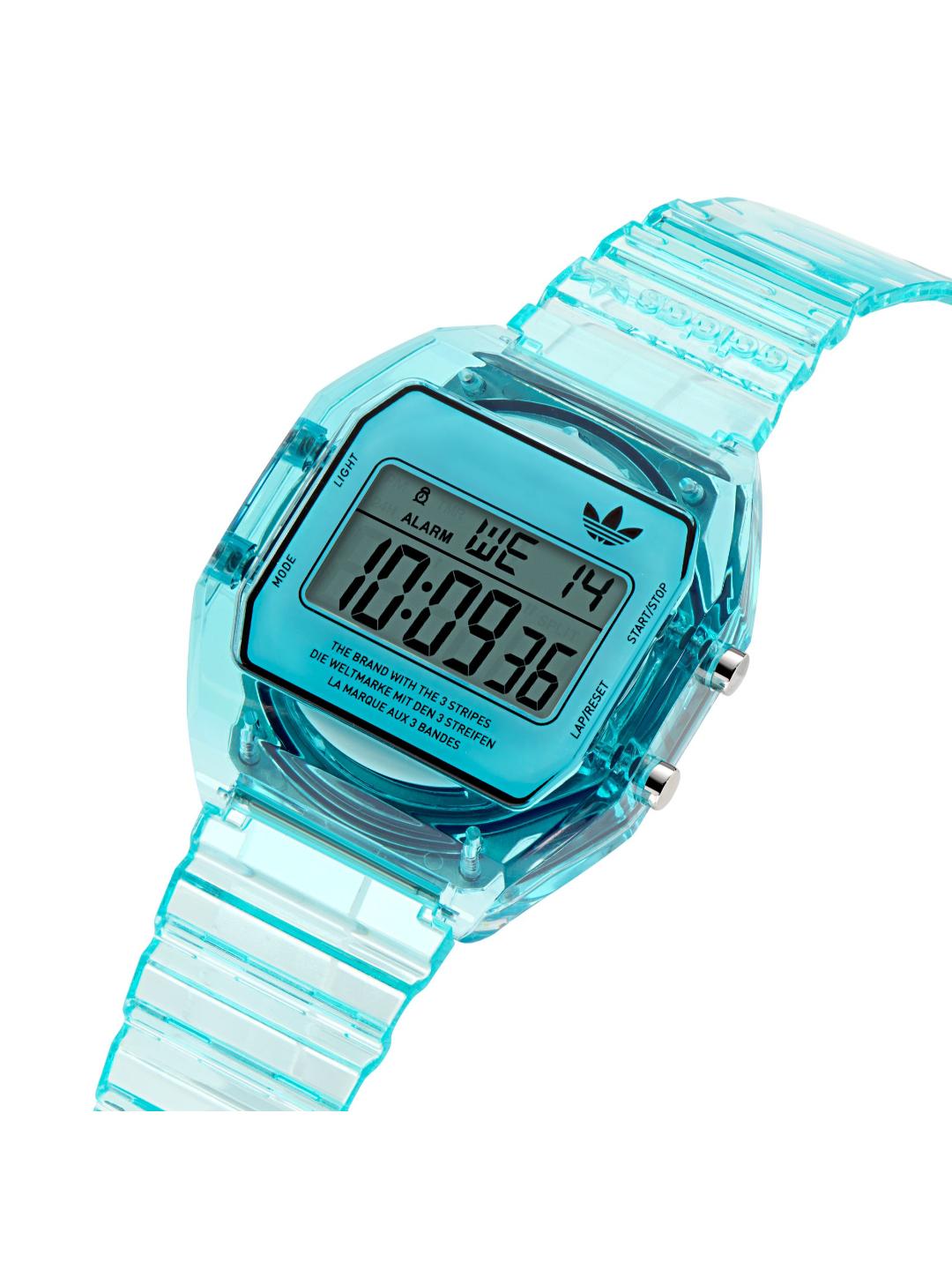 Adidas Originals AO Street Unisex 36 mm Blue Dial Digital Watch AOST24065