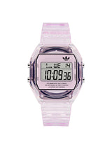 Adidas Originals AO Street Unisex 36 mm Pink Dial Digital Watch AOST24066