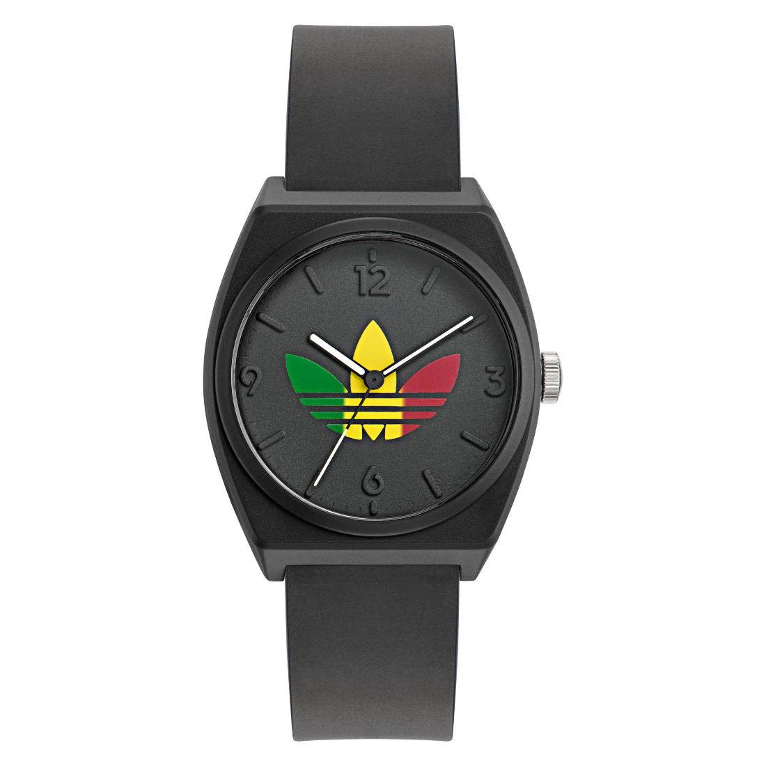 Adidas Originals Project Two Grfx Unisex Black 38 mm Dial Analog Watch AOST24071