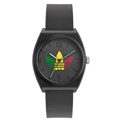 Adidas Originals Project Two Grfx Unisex Black 38 mm Dial Analog Watch - AOST24071