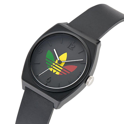 Adidas Originals Project Two Grfx Unisex Black 38 mm Dial Analog Watch - AOST24071