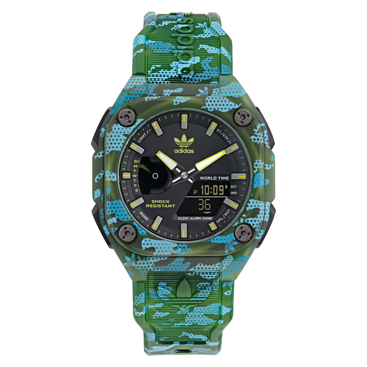 Adidas Originals Digital Neg Display Dial Unisex Ani Digi Watch AOST24075
