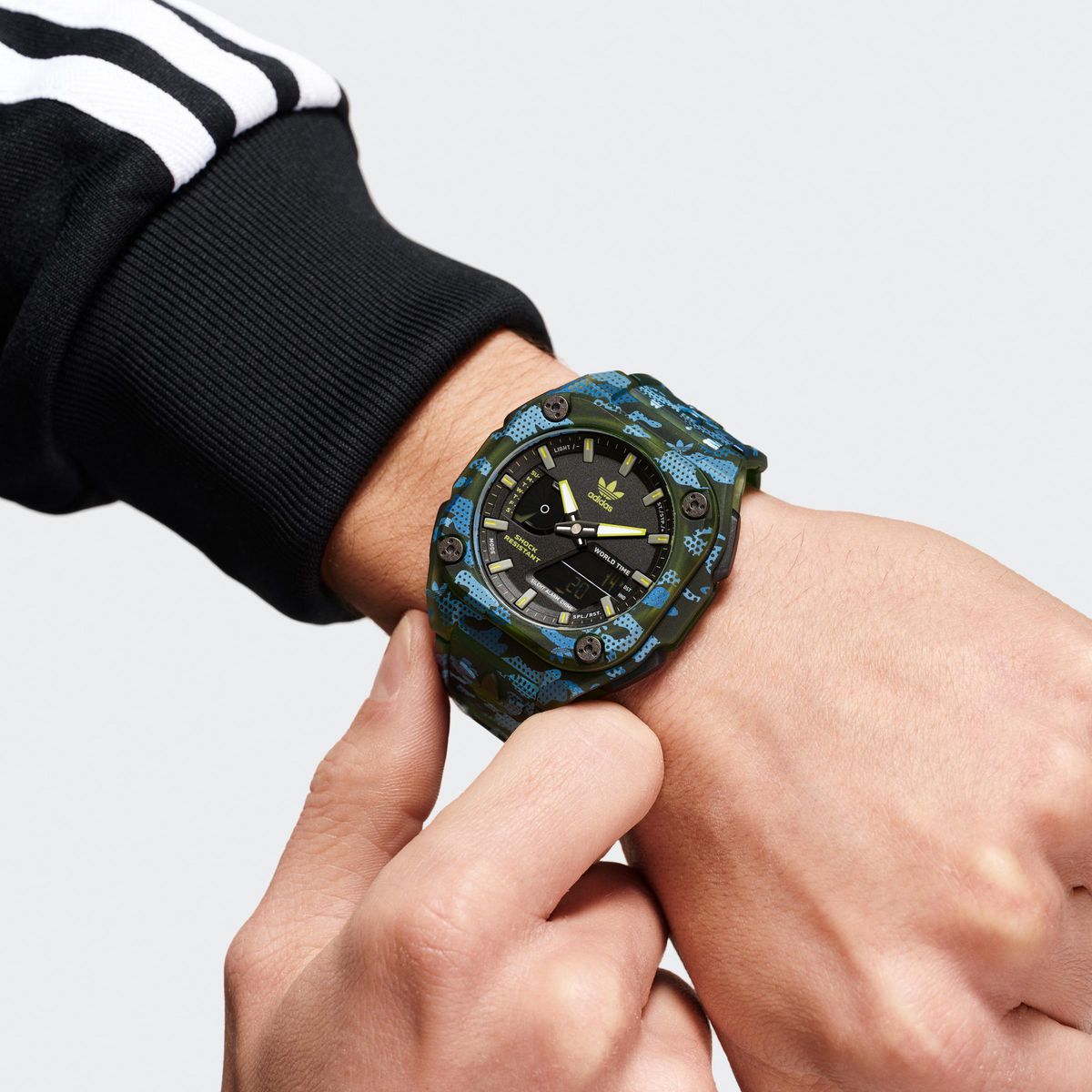 Adidas Originals Digital Neg Display Dial Unisex Ani Digi Watch AOST24075