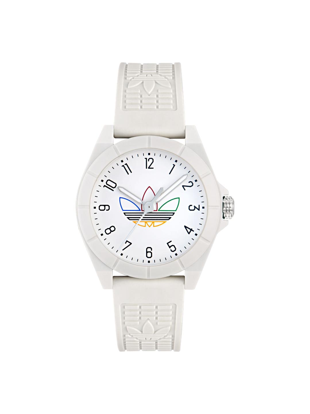 Adidas Originals AO Street 41 mm White Dial Unisex Analog Watch AOST24570