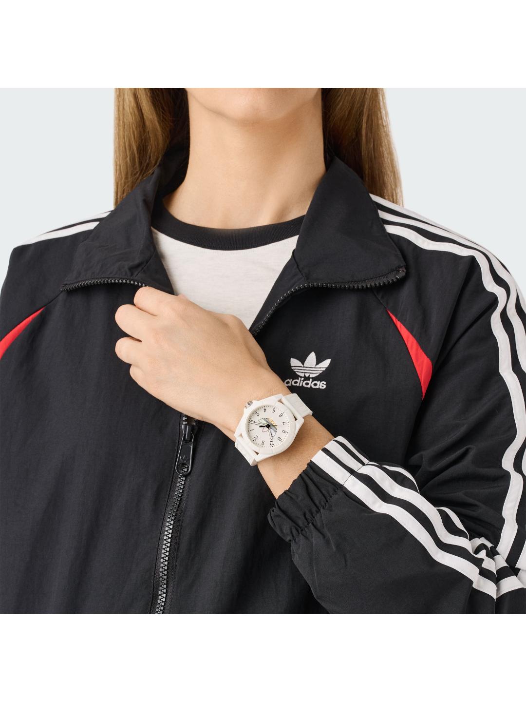 Adidas Originals AO Street 41 mm White Dial Unisex Analog Watch AOST24570