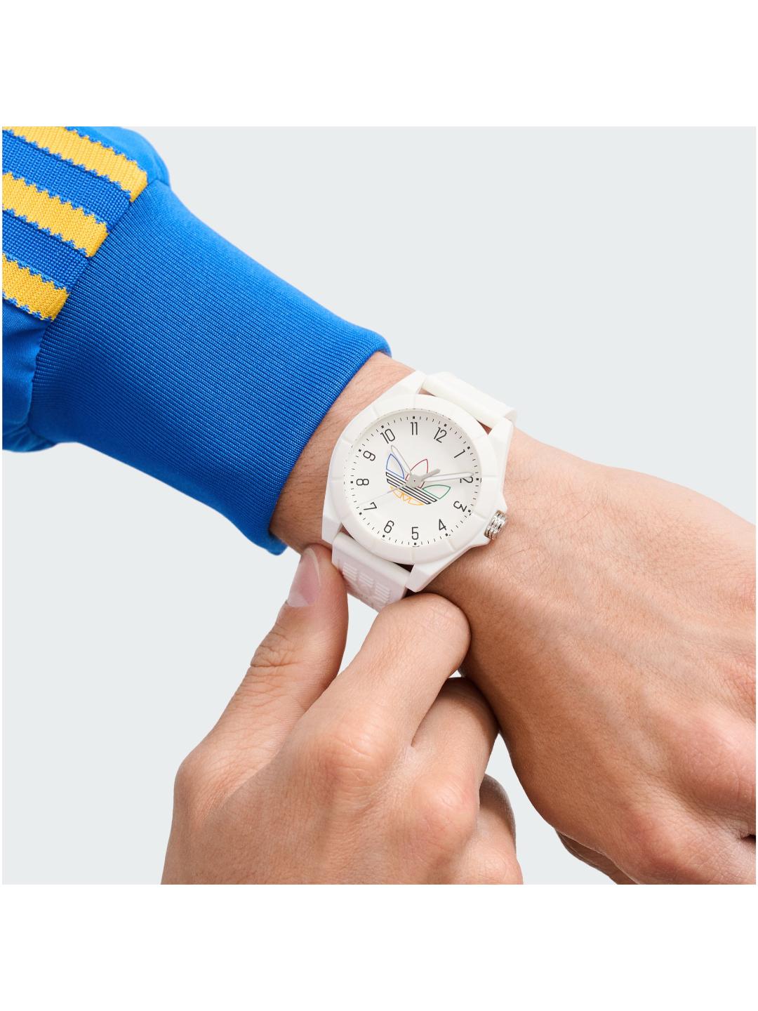 Adidas Originals AO Street 41 mm White Dial Unisex Analog Watch AOST24570
