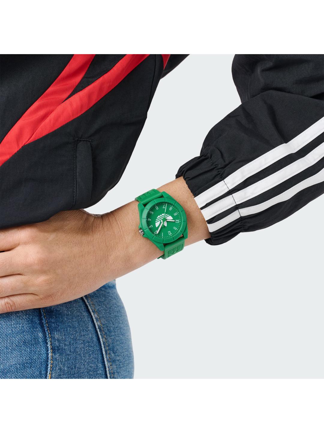 Adidas Originals AO Street 41 mm Green Dial Unisex Analog Watch AOST24572