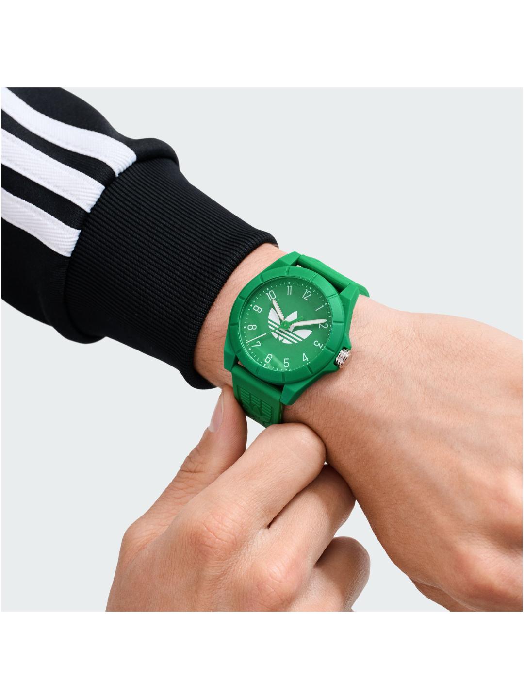 Adidas Originals AO Street 41 mm Green Dial Unisex Analog Watch AOST24572