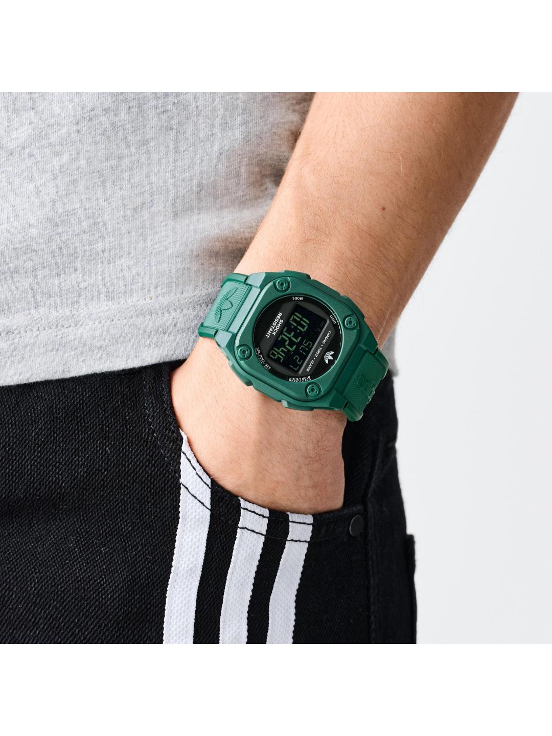 Adidas Originals AO Street 42 mm Digital Neg Display Dial Unisex Digital Watch AOST25032