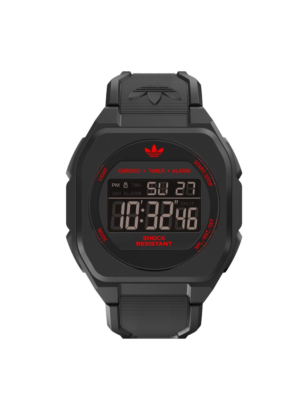 Adidas Originals AO Street Unisex 42 mm Grey Dial Digital Watch AOST25053
