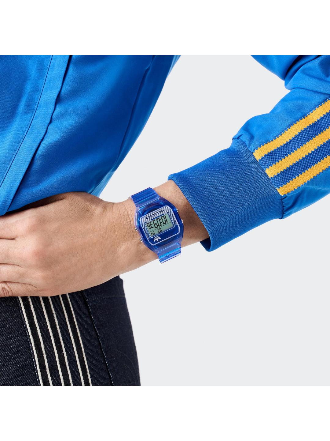 Adidas Originals AO Street Unisex 36 mm Grey Dial Digital Watch AOST25537