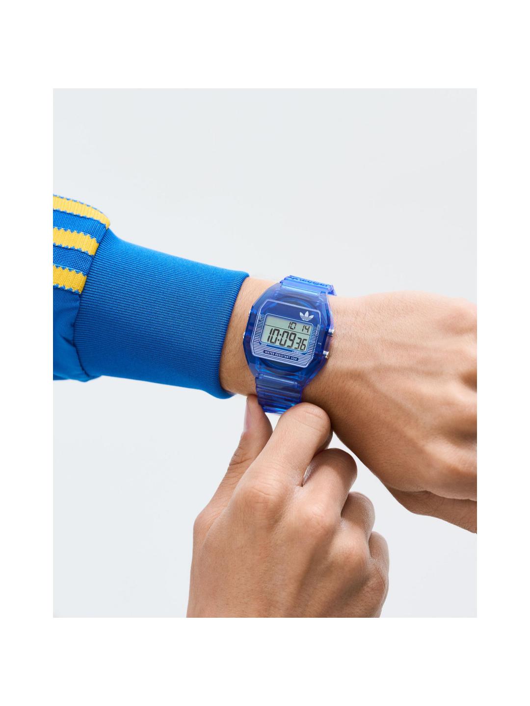 Adidas Originals AO Street Unisex 36 mm Grey Dial Digital Watch AOST25537