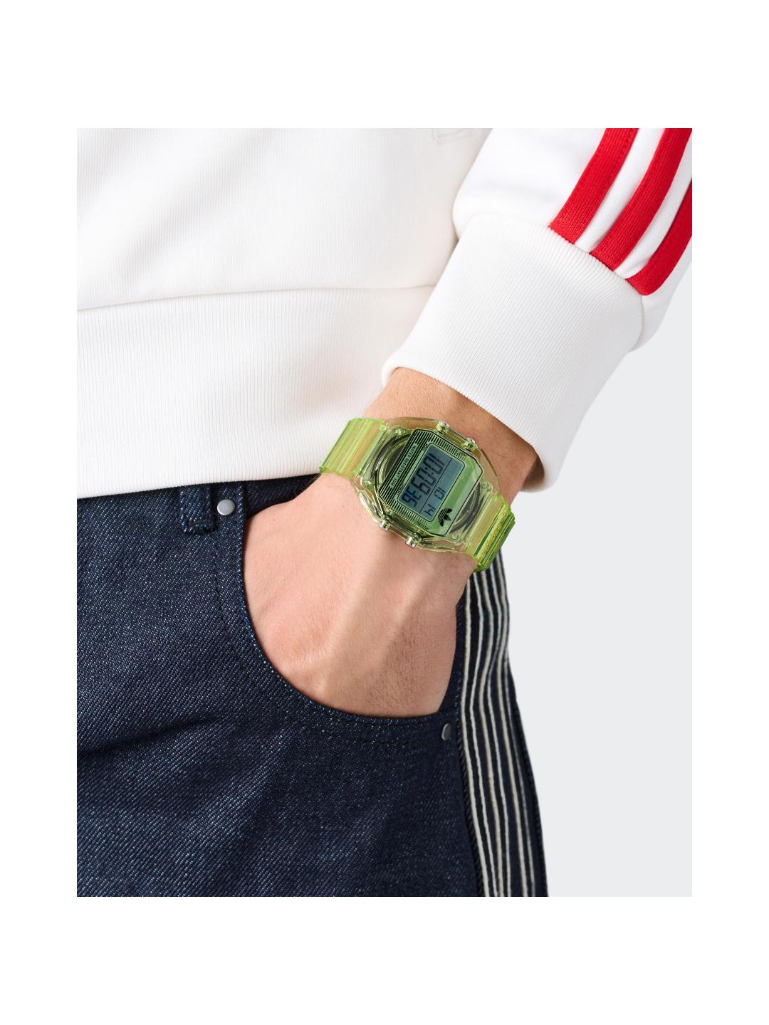Adidas Originals AO Street Unisex 36 mm Grey Dial Digital Watch AOST25538