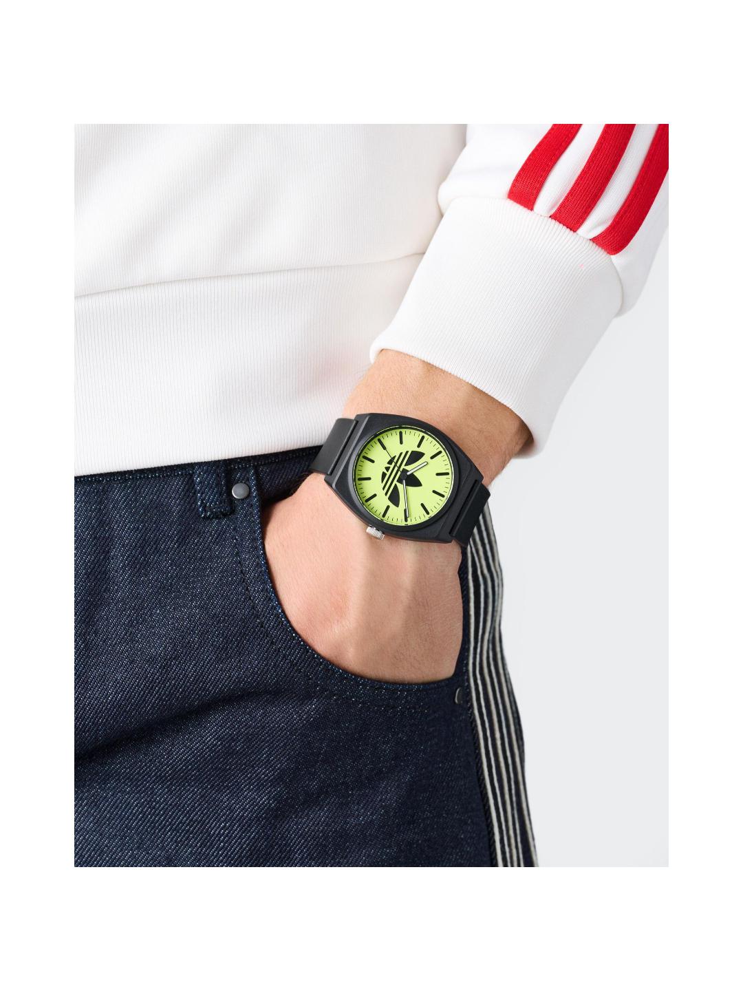 Adidas Originals AO Street Unisex 38 mm Green Dial Analog Watch AOST25549