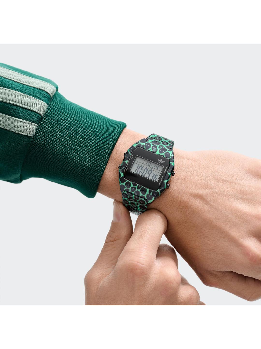 Adidas Originals AO Street Unisex 36 mm Grey Dial Digital Watch AOST26031