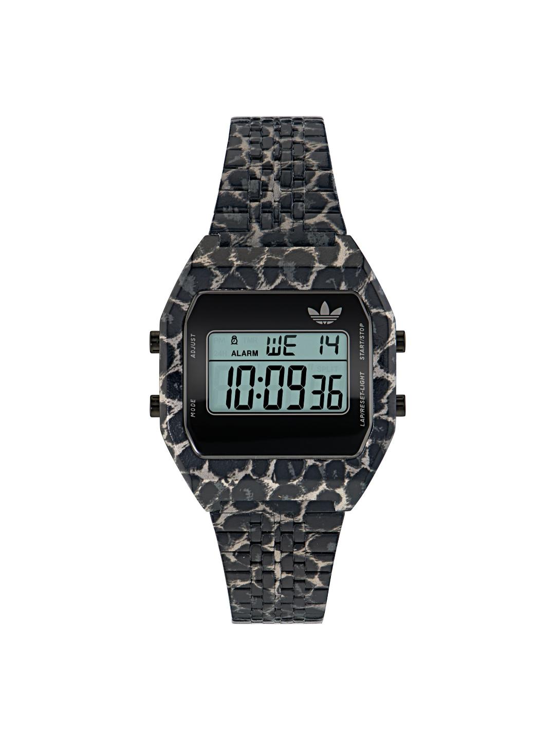 Adidas Originals AO Street Unisex 36 mm Grey Dial Digital Watch AOST26032