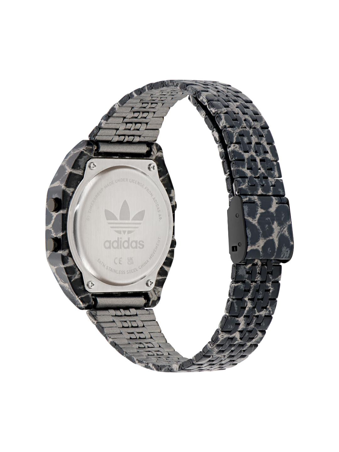 Adidas Originals AO Street Unisex 36 mm Grey Dial Digital Watch AOST26032