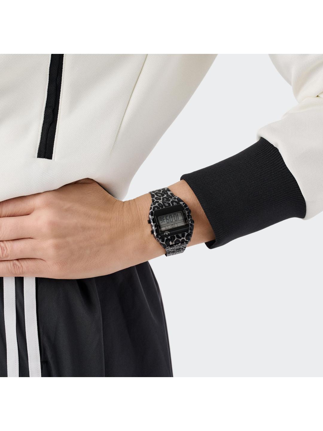 Adidas Originals AO Street Unisex 36 mm Grey Dial Digital Watch AOST26032