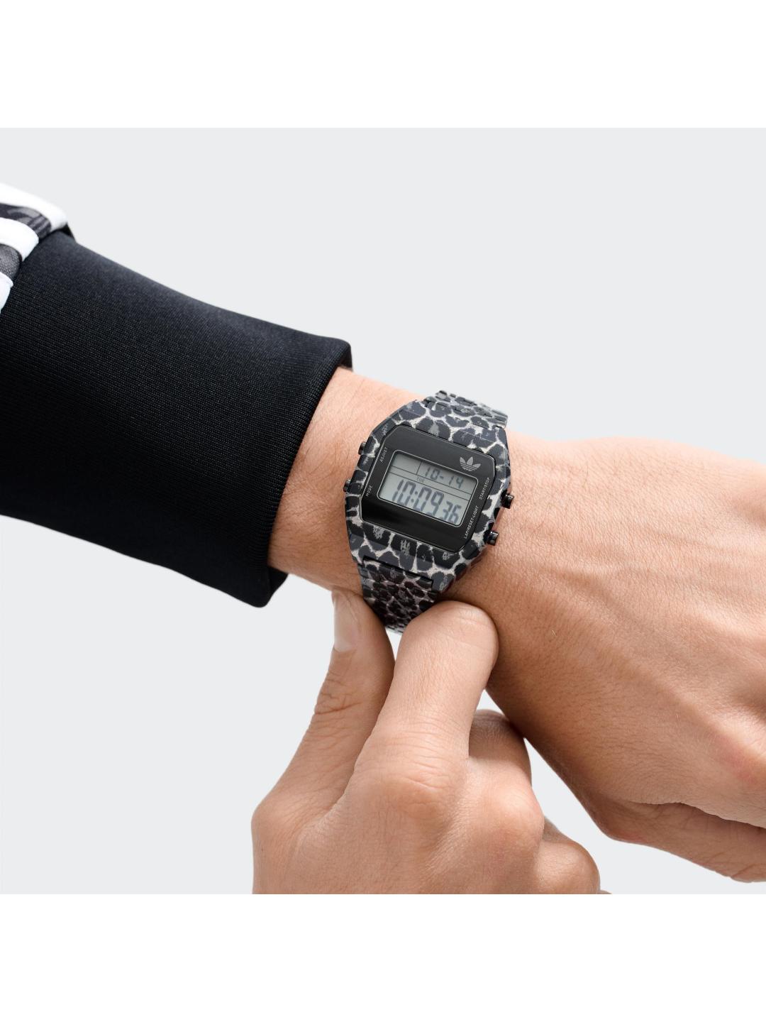 Adidas Originals AO Street Unisex 36 mm Grey Dial Digital Watch AOST26032
