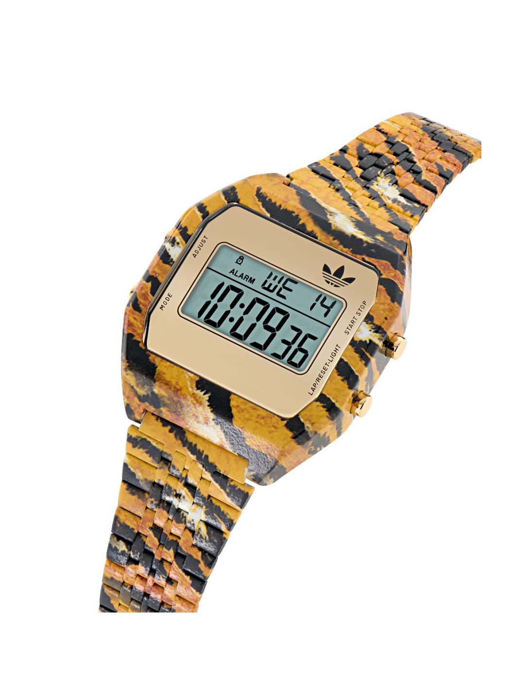 Adidas Originals AO Street Unisex 36 mm Grey Dial Digital Watch AOST26033