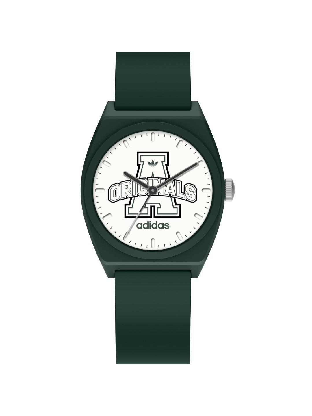 Adidas Originals AO Street Unisex 38 mm White Dial Analog Watch AOST26533