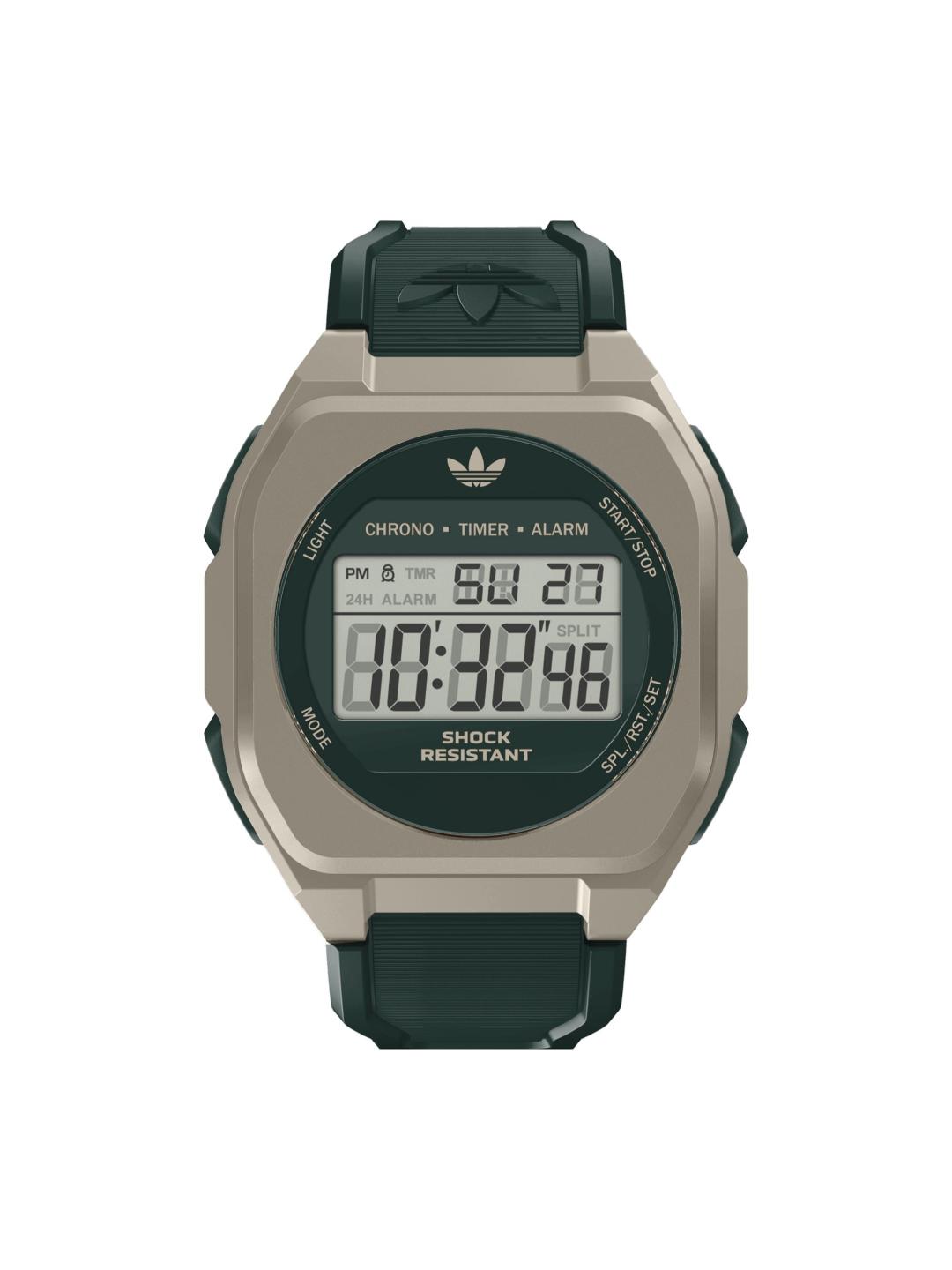 Adidas Originals AO Street Unisex 42 mm Grey Dial Digital Watch AOST26535