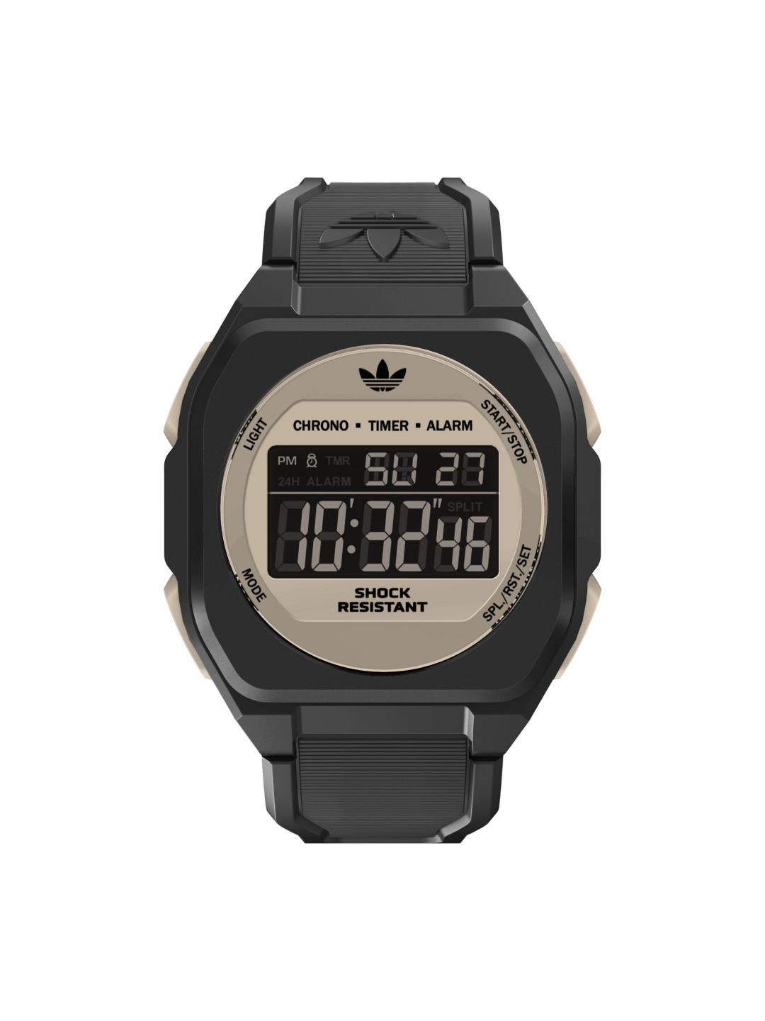 Adidas Originals AO Street Unisex 42 mm Grey Dial Digital Watch AOST26537
