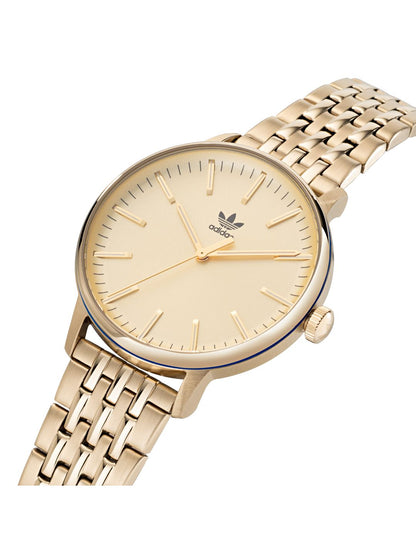 Adidas Originals Gold Dial Unisex Watch - AOSY22024